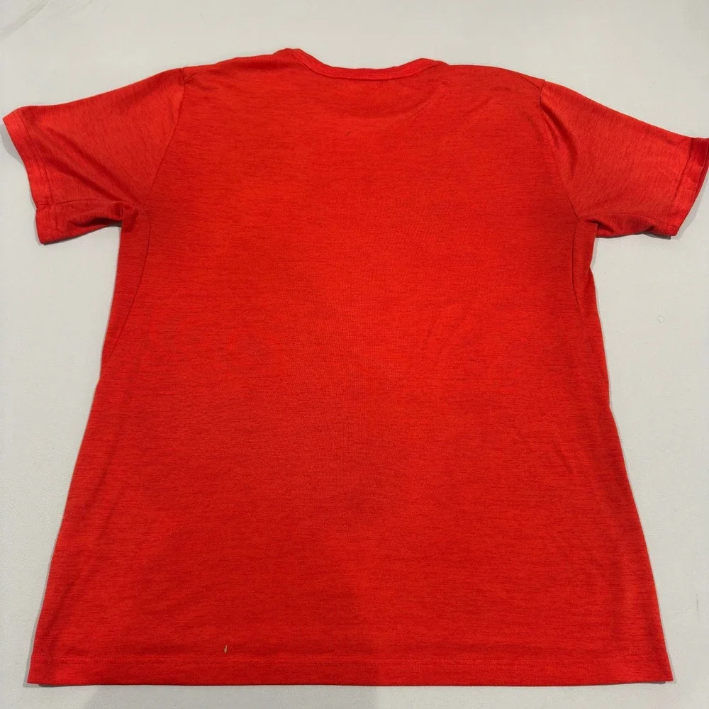 Nike Dri Fit Men's Red/Orange‎ Short Sleeve Athletic T Shirt Size Large L